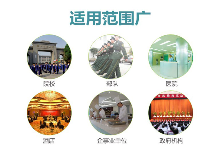 消毒柜適用于酒店、飯店、職工食堂、院校食堂等領域
